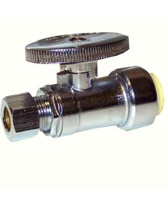 PROBITE STRAIGHT VALVE CHROME 1/2