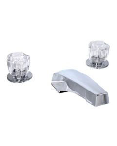 FAUCET BATH GARDEN 2 HANDLE CHROME FINISH ADJUSTABLE HANDLE WIDTH