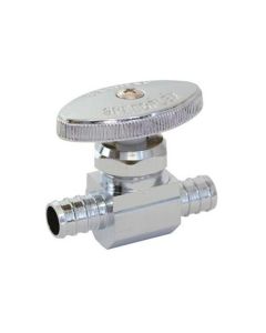 PEX CHROME STOP VALVE 1/2