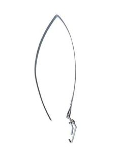 ANCHOR 7' GALV. STEEL STRAP W/LOCKING FRAME CLAMP