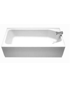 TUB 60X30 FIBERGLASS WHITE RIGHT DRAIN NO OVERFLOW