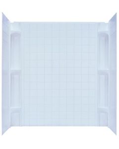 TUB SURROUND 60X48  ABS IVORY 5 PIECE UNIVERSAL
