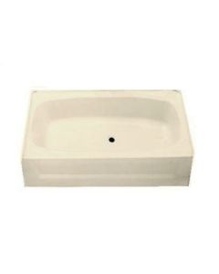 TUB 54X28 FIBERGLASS CENTER DRAIN BISCUIT 5 YEAR WARRANTY