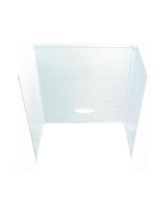 TUB SURROUND 54X27 ABS WHITE 3 PIECE