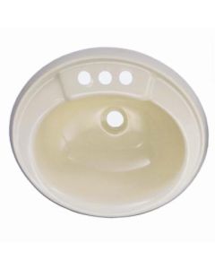SINK LAVATORY 16 1/2X19 5/8 ABS CREAM
