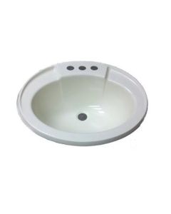 SINK LAVATORY 16 1/2X 19 5/8 ABS WHITE