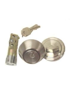 LOCK DEADBOLT SILVER