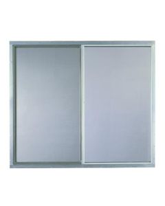 WINDOW HORIZONTAL SLIDER 46X40 MILL EXTERIOR W/SCREEN
