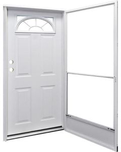 DOOR FIBERGLASS PANEL COMBINATION 34X80 6