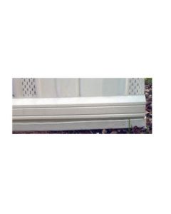 SKIRT WEED GUARD PROTECTOR 12' WHITE ALUMINUM PREVENTS WEEDEATER'S FROM DAMAGING SKIRT 