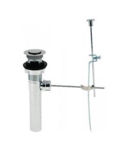 LAVATORY DRAIN ASSEMBLY W/POP AND OVERFLOW CHROME FINISH