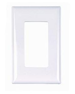 ELECTRICAL WALL PLATE WHITE SNAP STYLE FOR SELF CONTAINED SWITCH