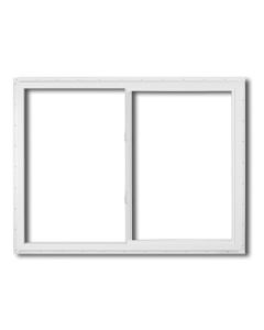 WINDOW 30X14 SLIDER WHITE VINYL THERMAL PANE KINRO